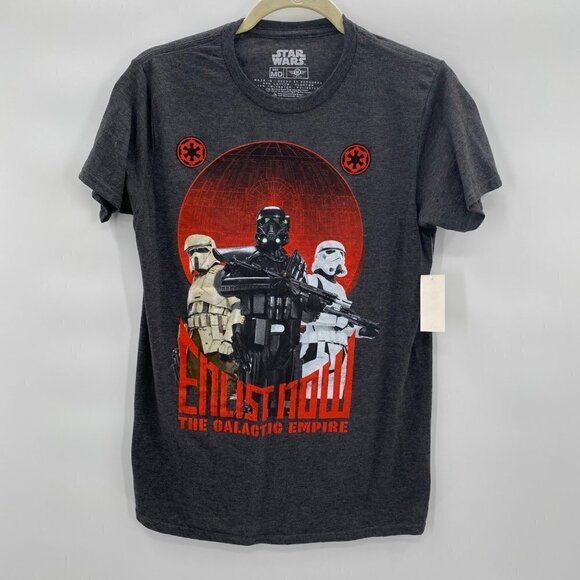 Star Wars Gray T-Shirt Men’s Size M - Picture 1 of 5